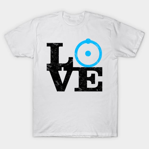 Love Doctor Manhattan Watchmen T-Shirt by Coccomedian